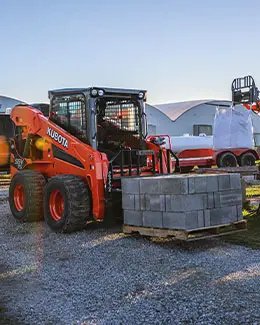 Kubota skid steer and track loader lineup