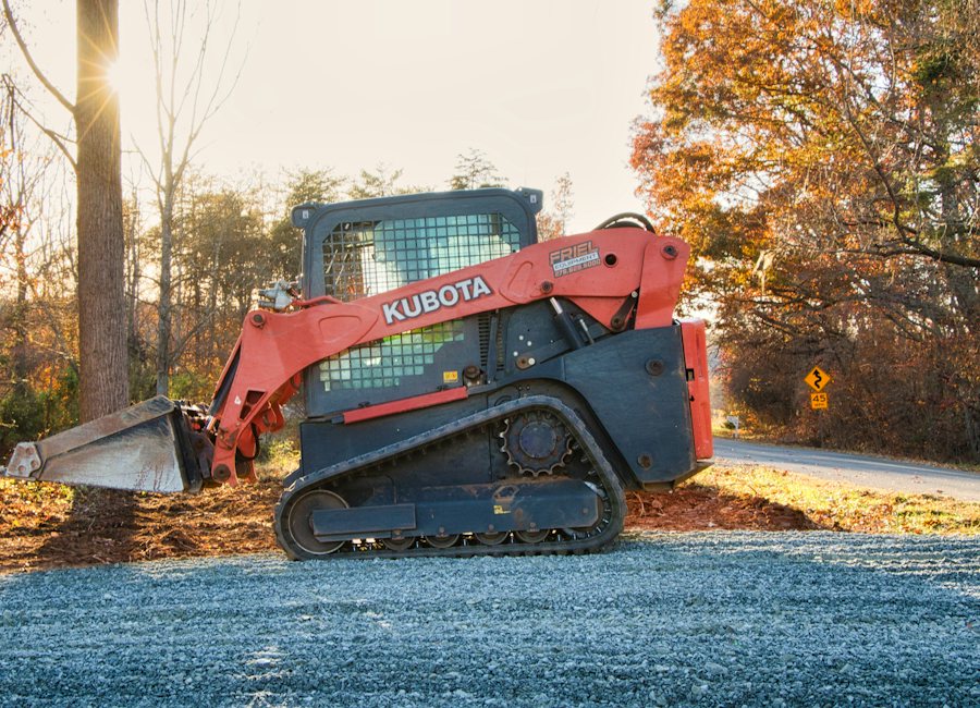 Kubota compact track loader on a jobsite