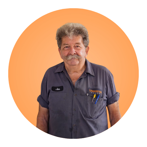 Jim Moore, Service Technician at Unkefer Sales